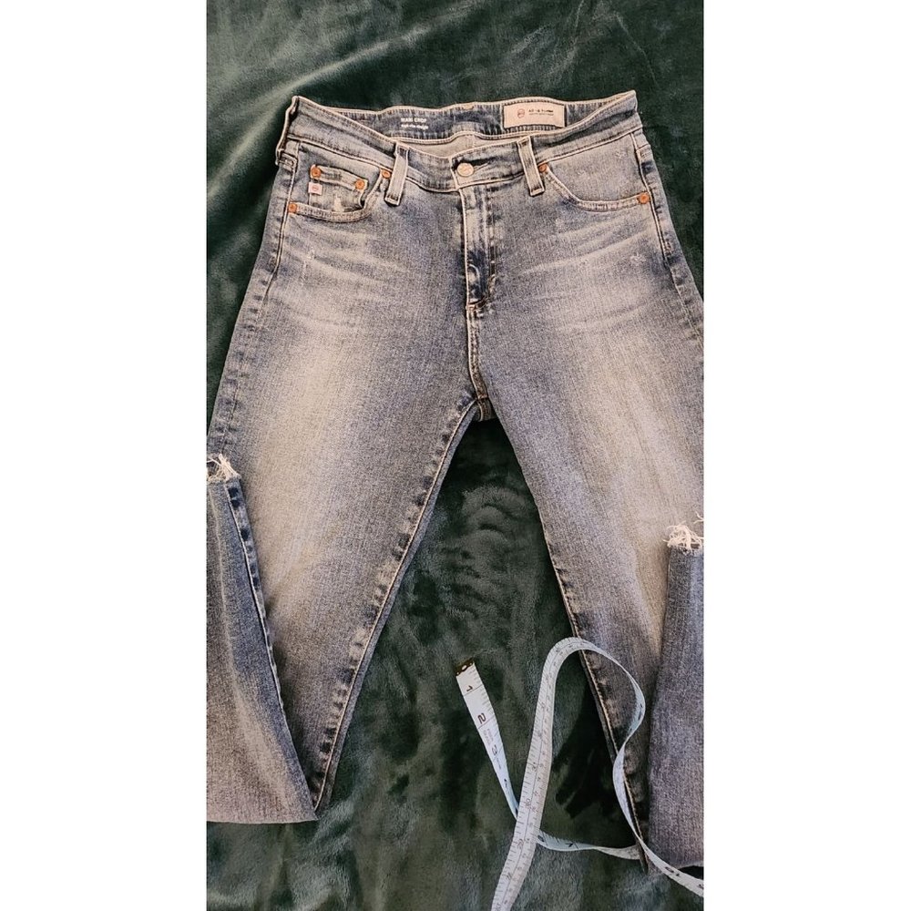 Adriano Goldschmied Mari Crop High-Rise Straight Jeans Size 28 NWOT - Picture 4 of 6